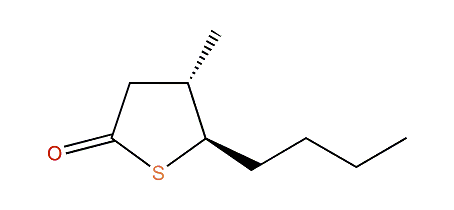 thio trans-5-Butyl-4-methyldihydrofuran-2(3H)-one